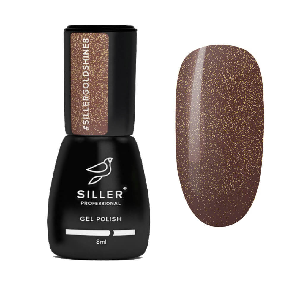 Гель-лак Gold Shine №08 Siller, 8 мл