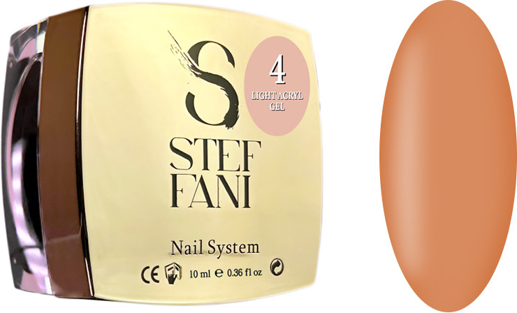 Жидкий гель для ногтей Light Acryl Gel 04 Steffani, 10 мл