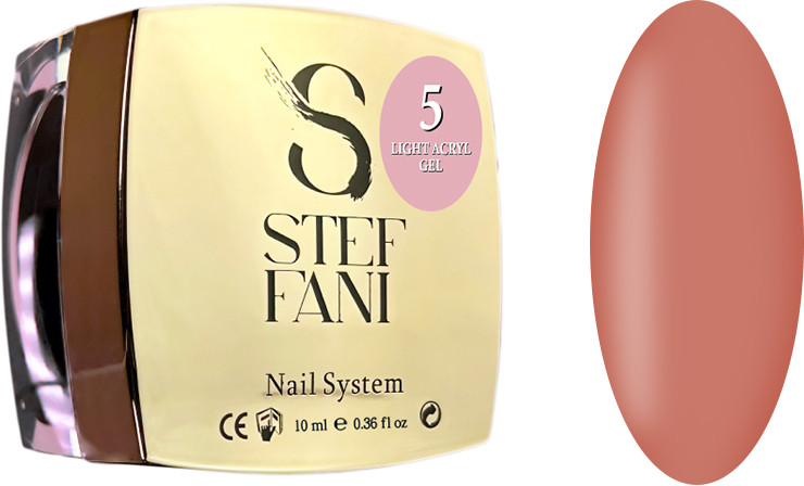 Жидкий гель для ногтей Light Acryl Gel 05 Steffani, 10 мл