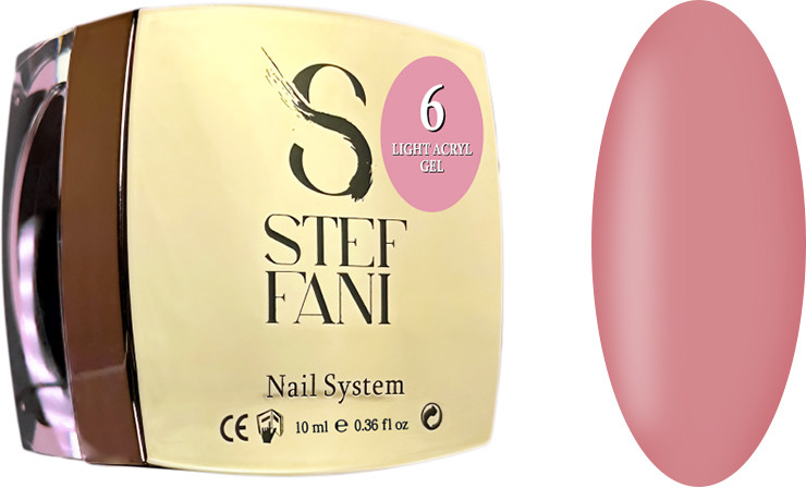 Рідкий гель для нігтів Light Acryl Gel 06 Steffani, 10 мл