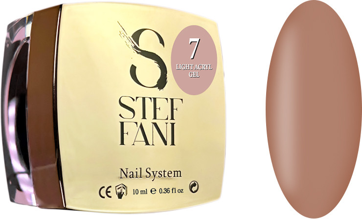 Жидкий гель для ногтей Light Acryl Gel 07 Steffani, 10 мл