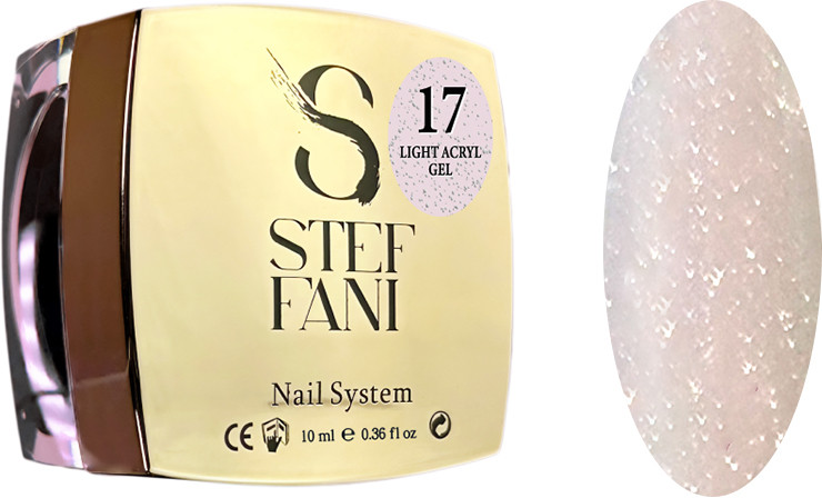 Рідкий гель для нігтів Light Acryl Gel 17 Steffani, 10 мл