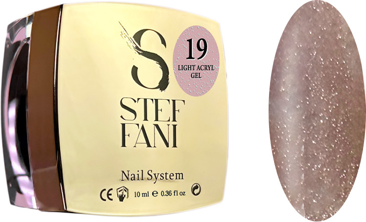 Рідкий гель для нігтів Light Acryl Gel 19 Steffani, 10 мл