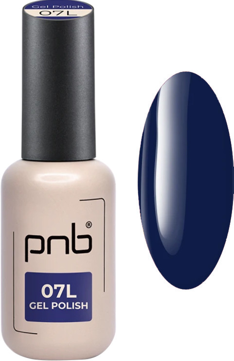 Гель-лак для ногтей 07L Blue Silence PNB, 8 мл