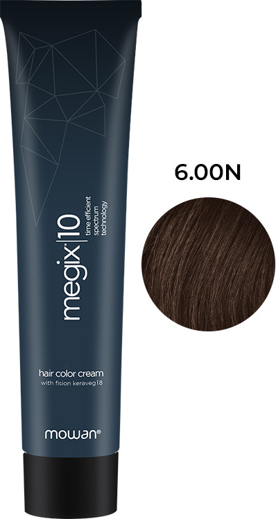 Краска для волос 6.00N интенсивный нейтральный темный блонд Megix10 Mowan, 100 мл