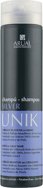 Шампунь для світлого та сивого волосся Unik Silver Arual, 250 мл