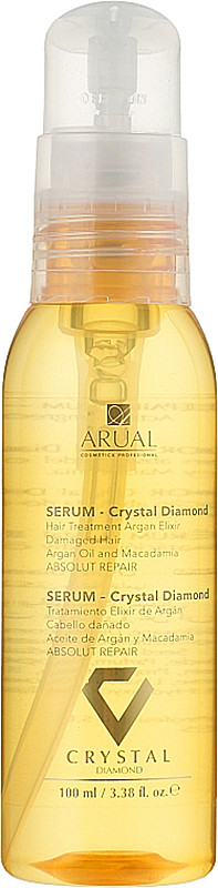 Сироватка багатофункціональна з оліями макадамії та аргани Crystal Diamond Arual, 100 мл 