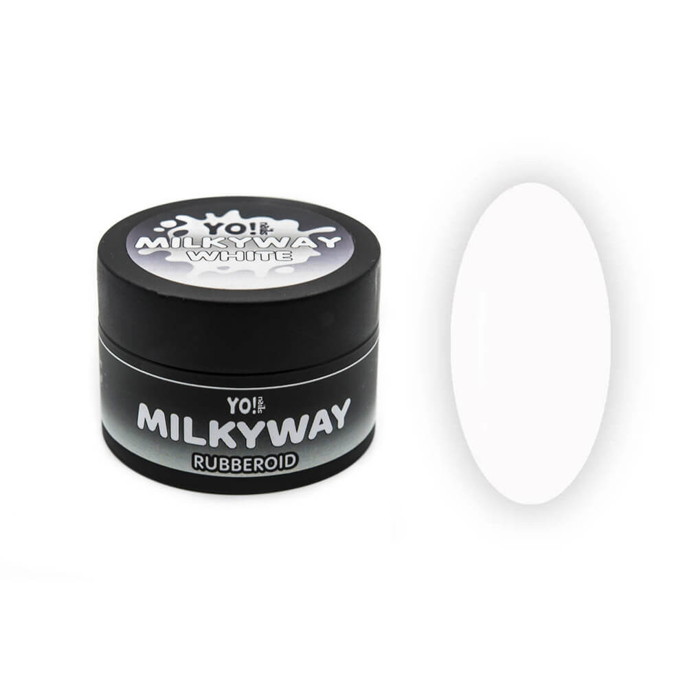 RubberOid Milkyway WHITE Soak Off Hard Base, 30мл ТМ Yo! Nails