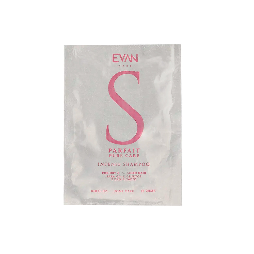 Маркетинг! Шампунь для сухих и поврежденных волос для дом. ухода Pure Care Parfait Evan Care, 20 мл