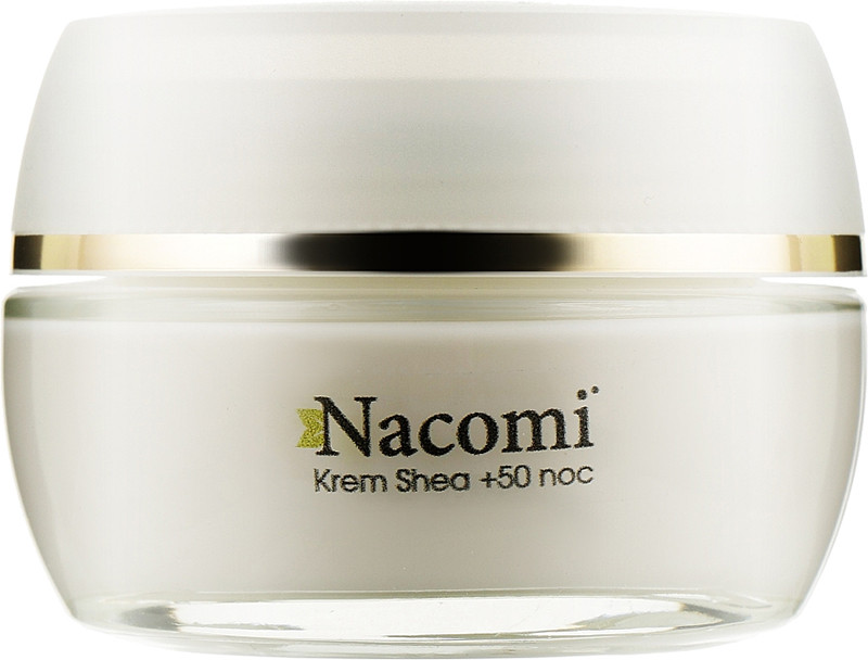 Ночной крем с маслом ши с биомеметическими пептидами; 50+ Nacomi, 50 мл