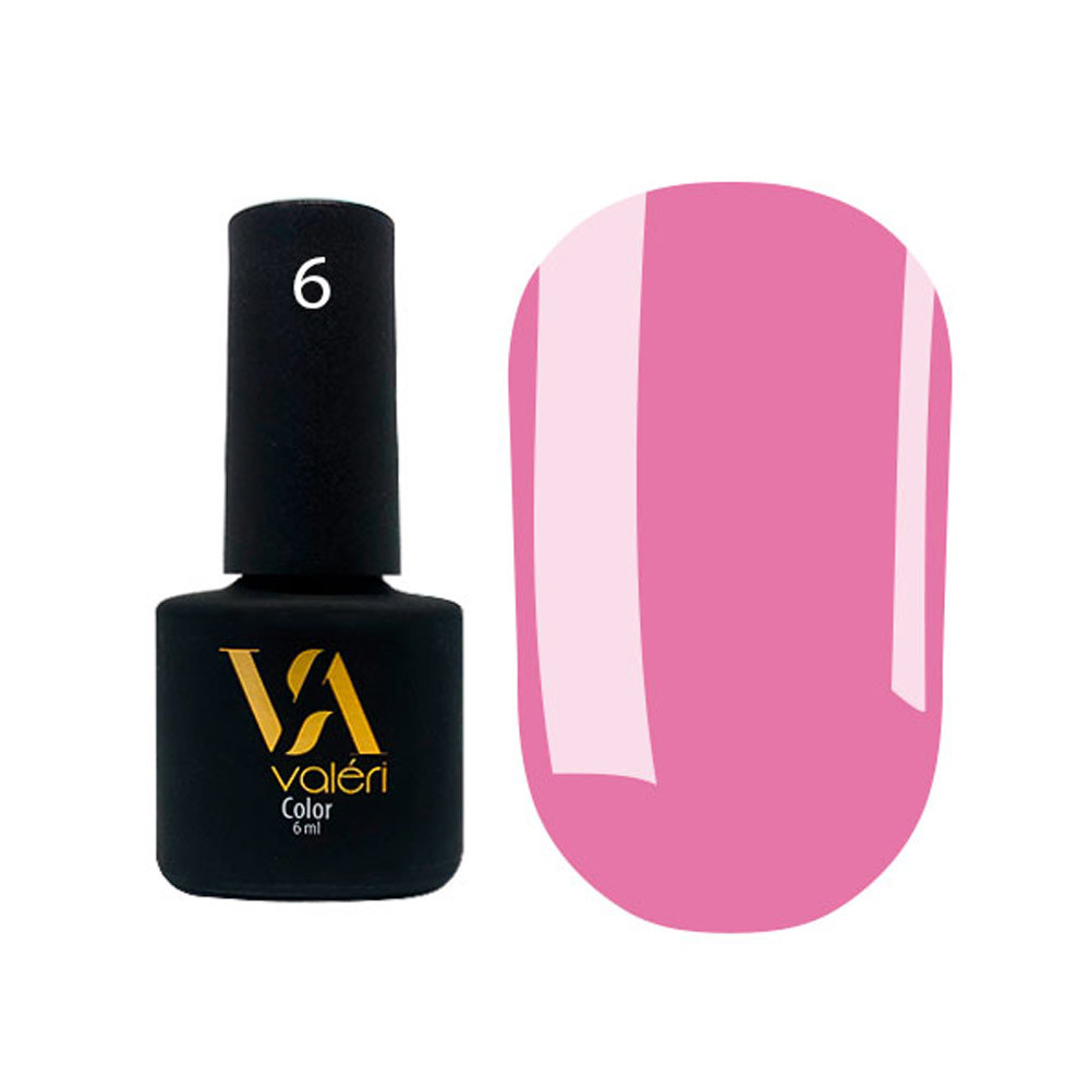 Гель-лак для ногтей Color №6 Valeri, 6 мл 