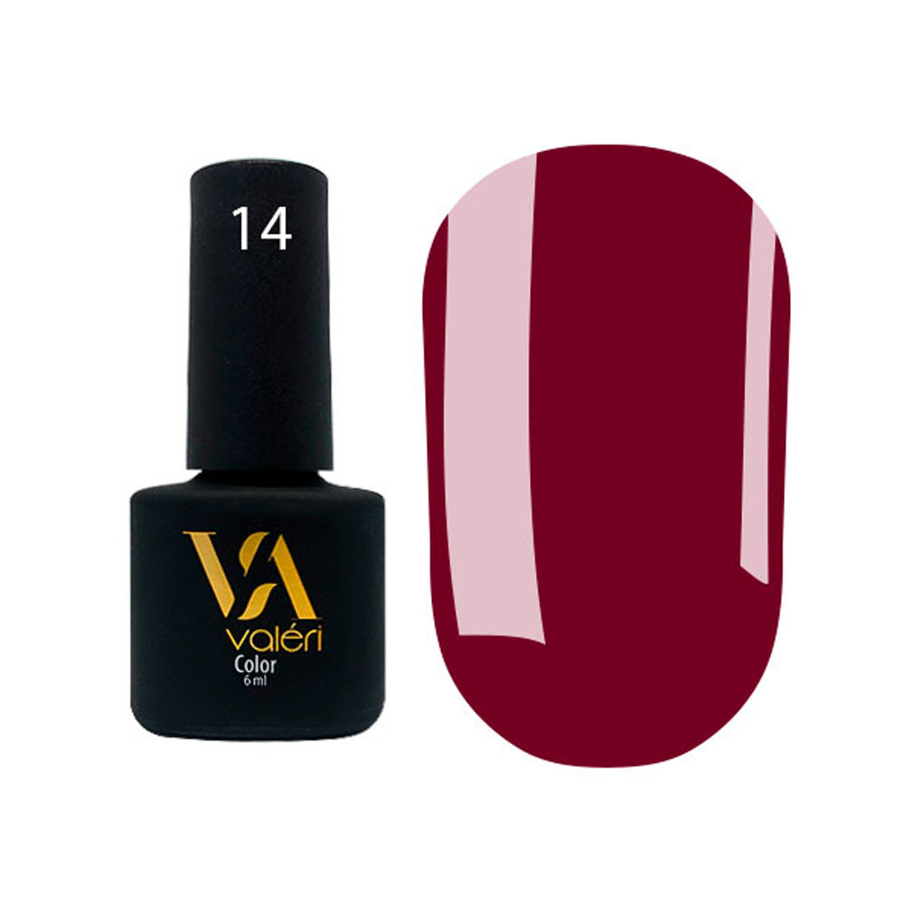 Гель-лак для ногтей Color №14 Valeri, 6 мл 