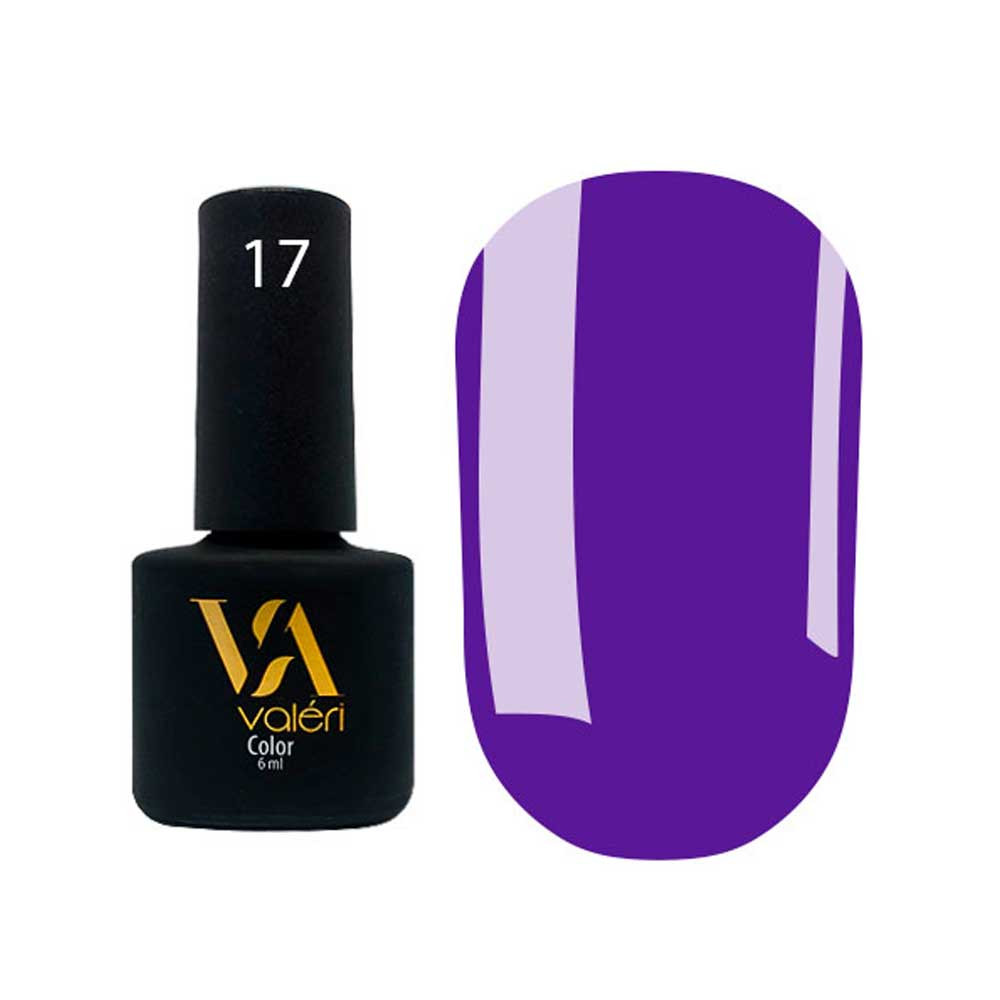 Гель-лак для ногтей Color №17 Valeri, 6 мл 
