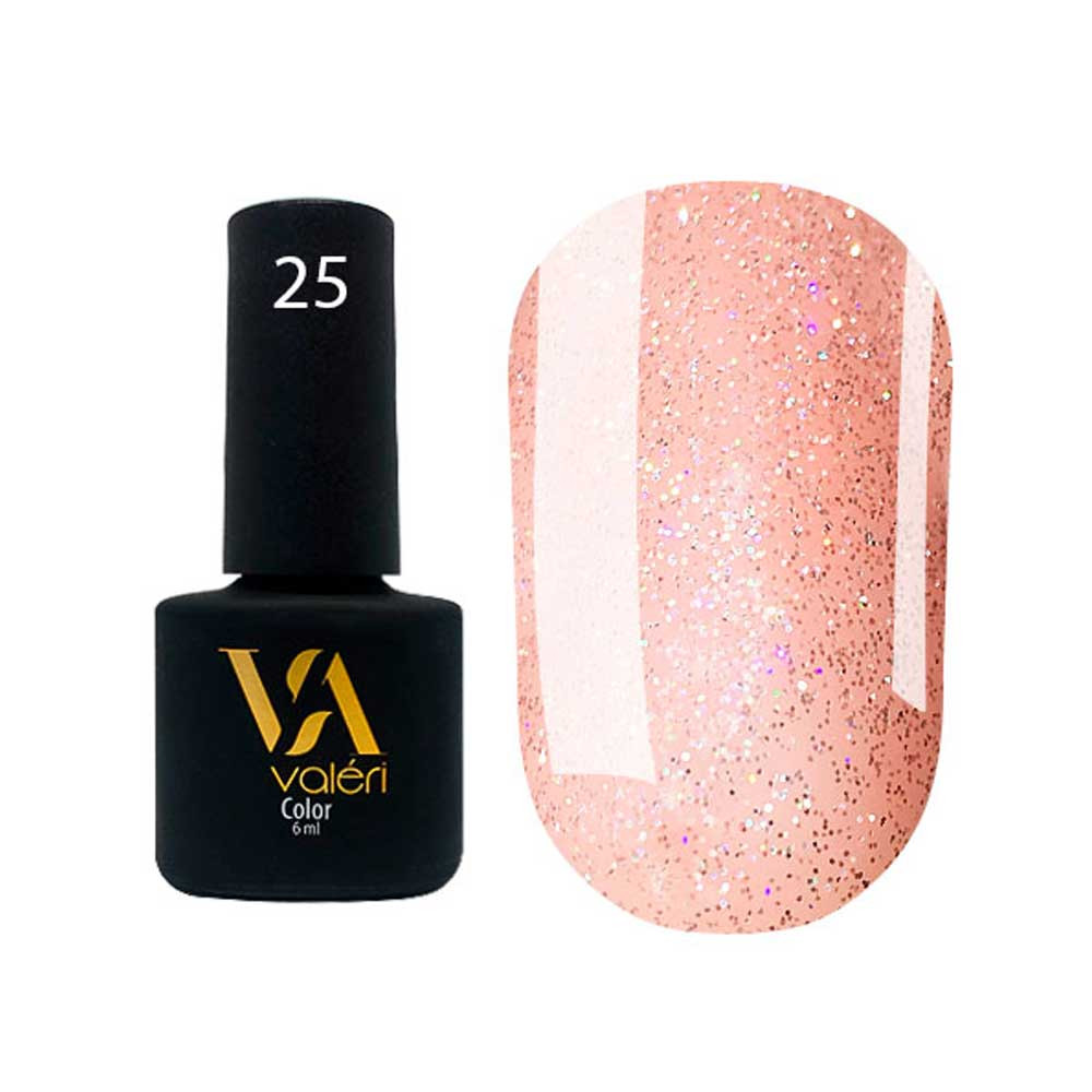 Гель-лак для нігтів Color №25 Valeri, 6 мл 