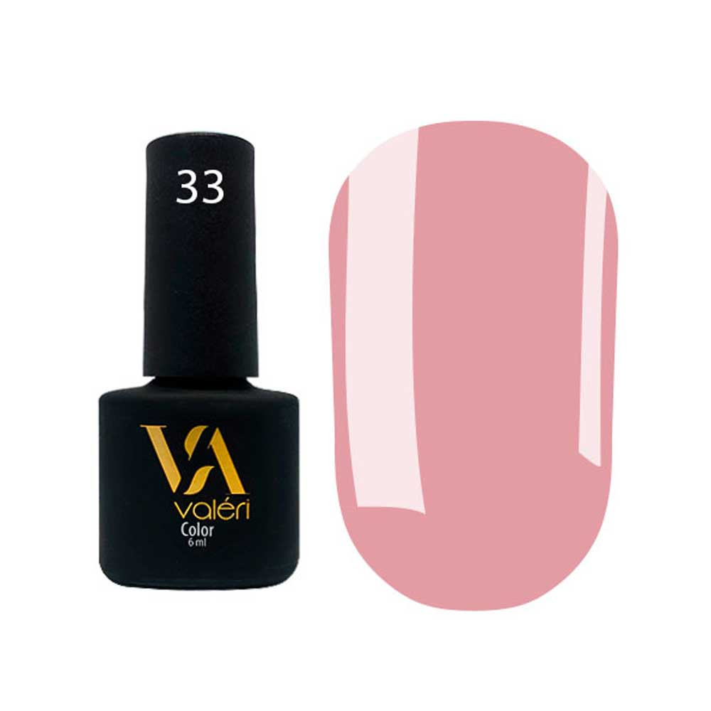 Гель-лак для нігтів Color №33 Valeri, 6 мл