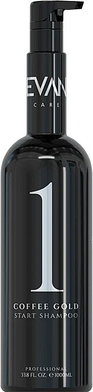 Шампунь очищающий (шаг 1) Coffee Gold Evan Care, 1000 мл