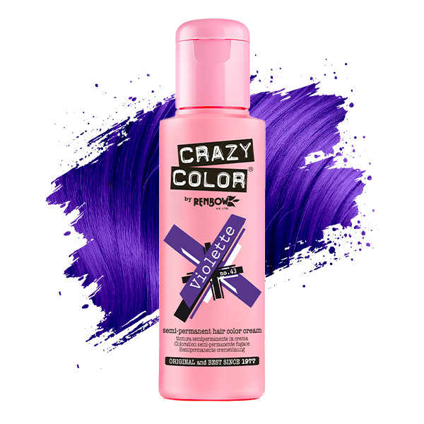 Тинт-краска для волос №43 фиолет Crazy Color, 100 мл
