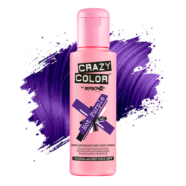 Тінт-фарба для волосся №62 пурпурний Crazy Color, 100 мл