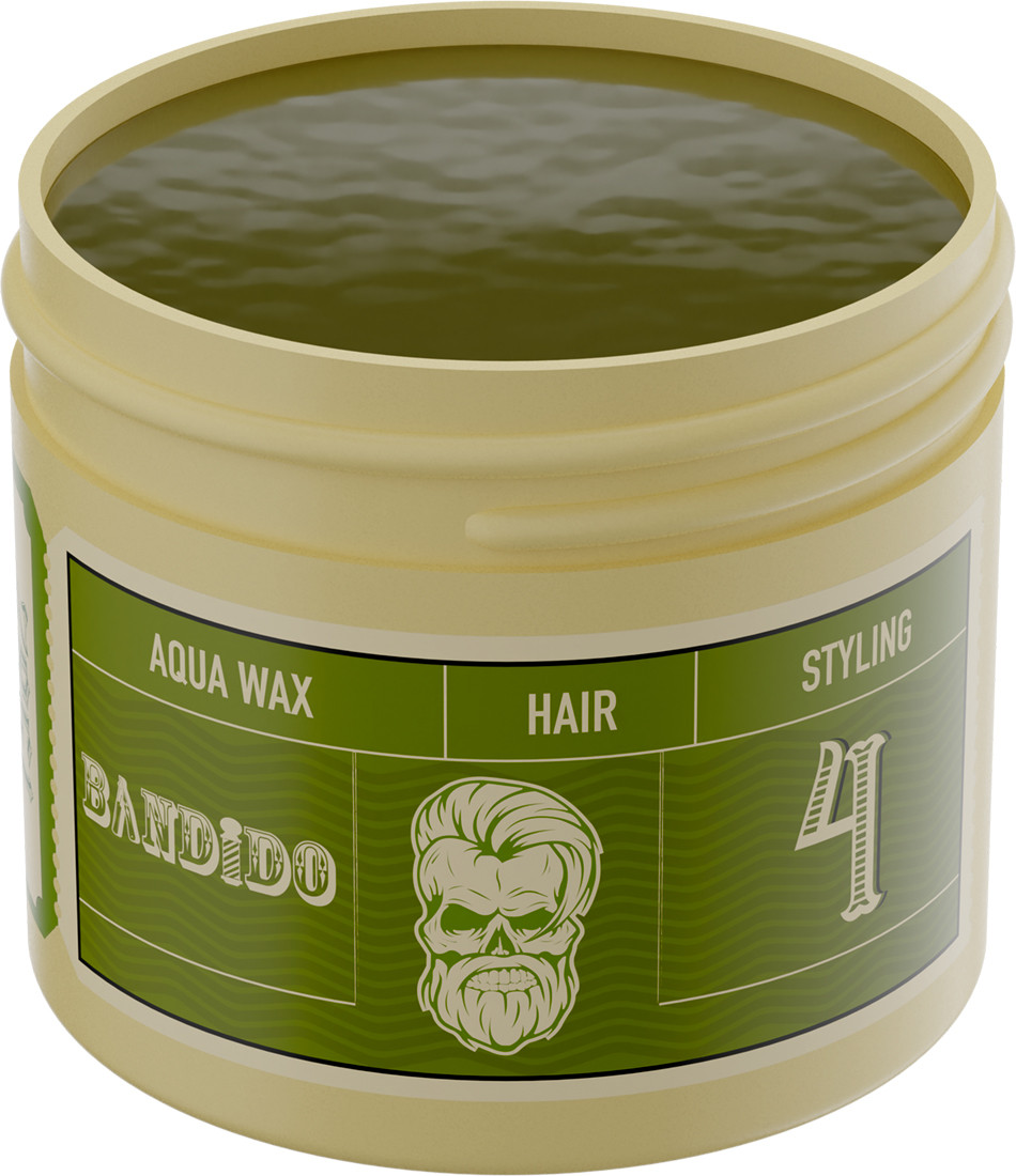 Воск для укладки волос на водной основе легкой фиксации Aqua Wax 4 Light Green Bandido, 125 мл  Фото 2 