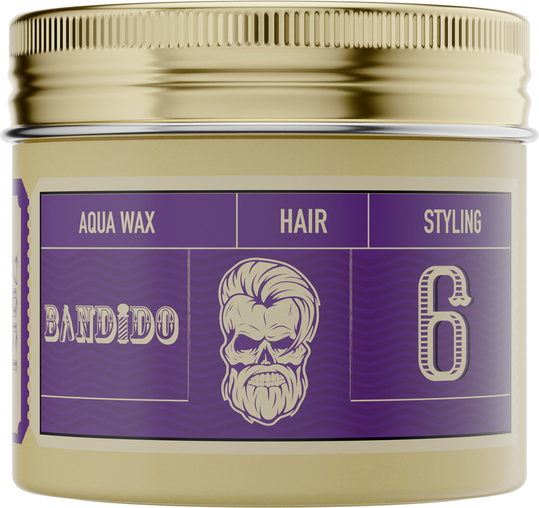 Воск для укладки волос на водной основе средней фиксации Aqua Wax 6 Medium Violetta Bandido, 125 мл