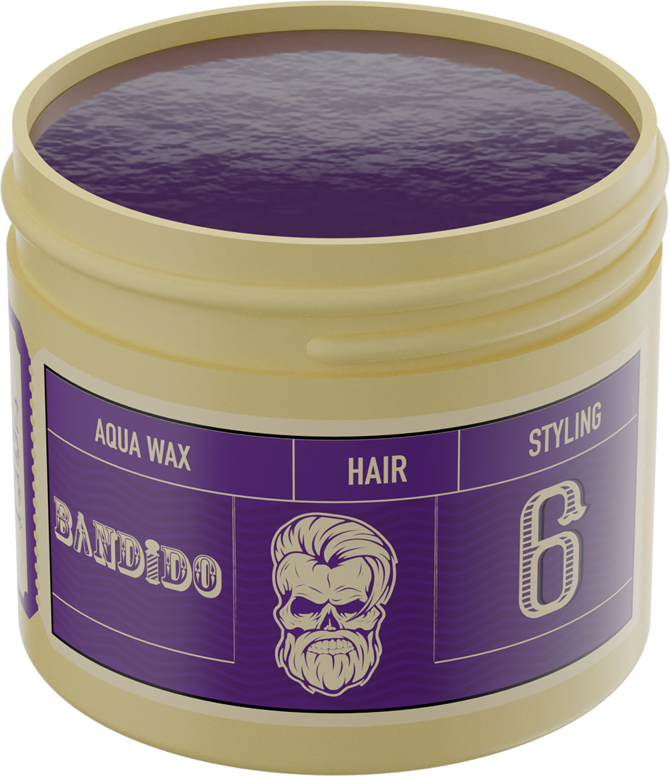 Воск для укладки волос на водной основе средней фиксации Aqua Wax 6 Medium Violetta Bandido, 125 мл  Фото 2 
