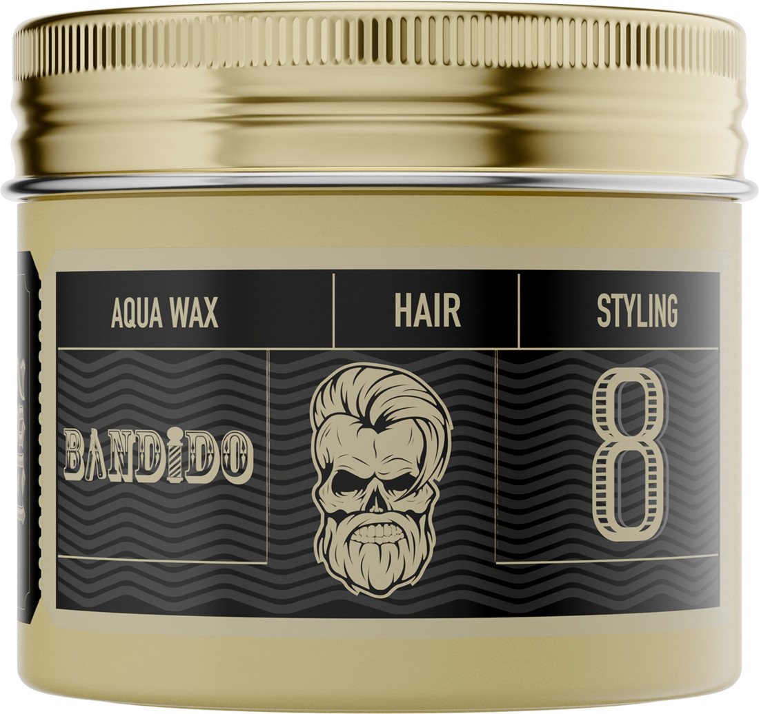 Воск для укладки волос на водной основе экстра сильной фиксации Aqua Wax 8 Extreme Strong Bandido, 125 мл 