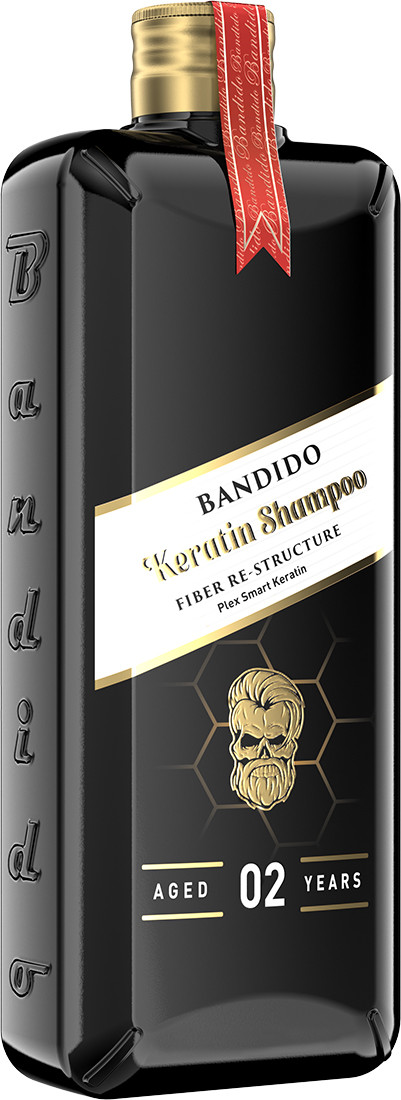 Шампунь для волос с кератином Keratin Shampoo Bandido, 350 мл на beauty-prof.com Фото 2 Шампунь для волос с кератином Keratin Shampoo Bandido, 350 мл Фото 2