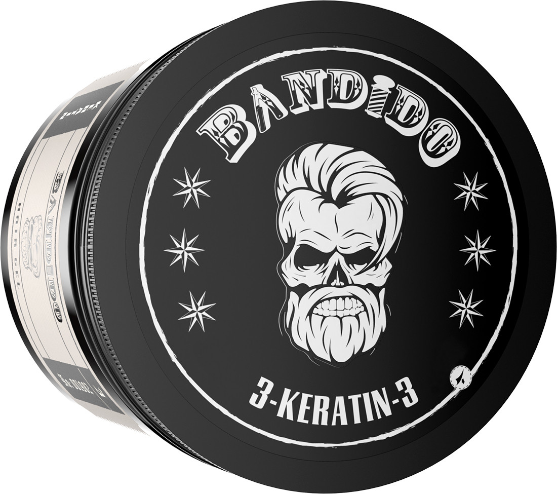 Гель для укладки волосся сильної фіксації з кератином Keratin Hair Gel Bandido, 500 мл  Фото 2 
