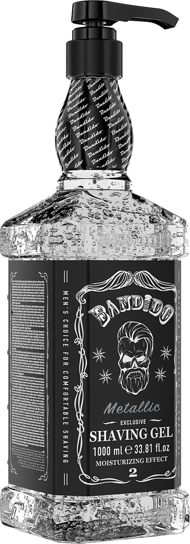 Гель для гоління Metallic Exclusive Bandido, 1000 мл 