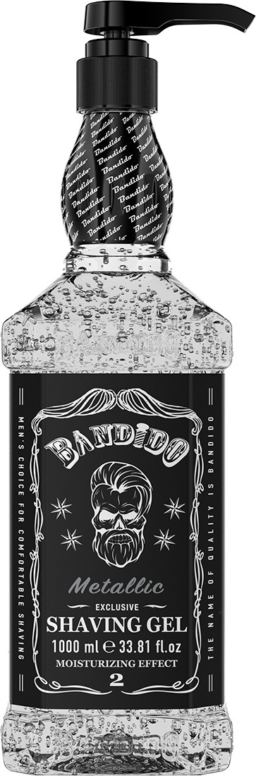 Гель для гоління Metallic Exclusive Bandido, 1000 мл  Фото 2 