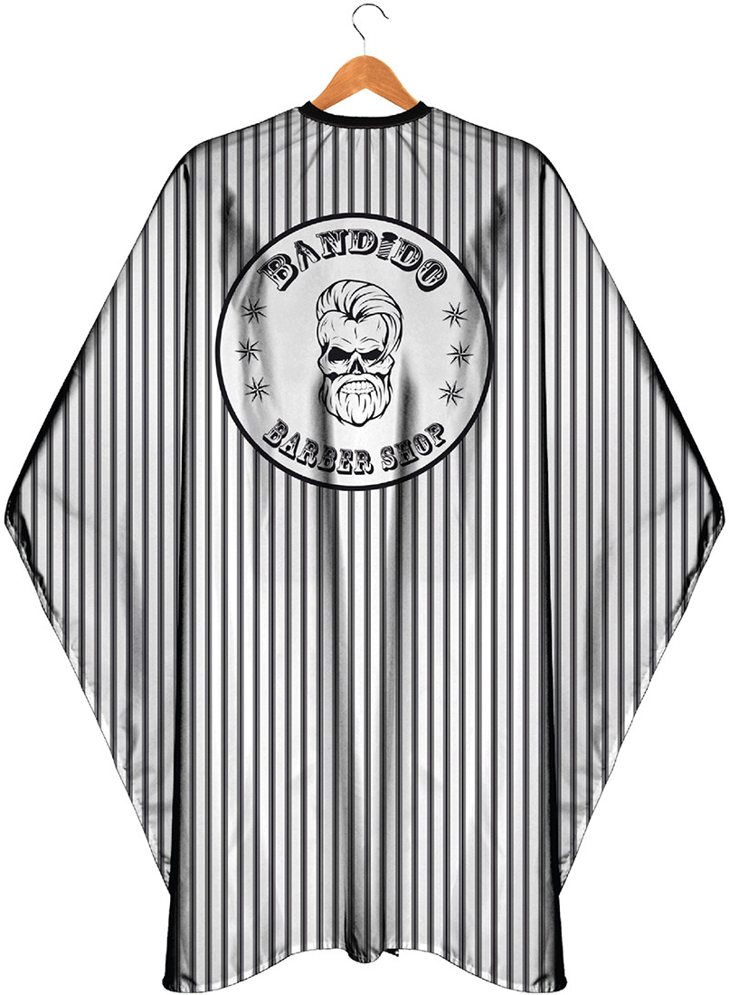 Пеньюар для перукаря Star Barber Cape Small Strips Bandido