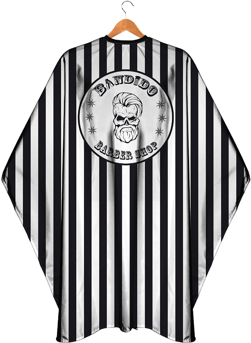Пеньюар для перукаря Star Barber Cape Thick Strips Bandido