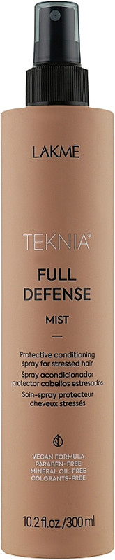 Спрей кондиціонуючий для комплексного захисту волосся Teknia Full Defense Mist Lakme, 300 мл
