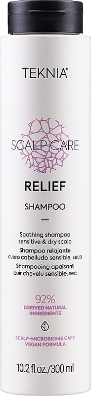 Шампунь міцелярний для чутливої та сухої голови Teknia Scalp Care Relief Shampoo Lakme, 300 мл