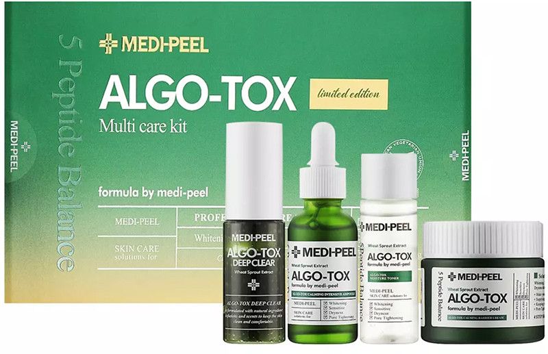 Набор средств для чувствительной кожи Medi-Peel Algo-Tox Multi Care Kit на beauty-prof.com Набор средств для чувствительной кожи Medi-Peel Algo-Tox Multi Care Kit