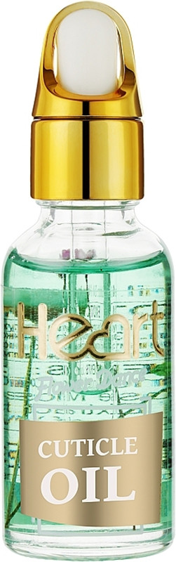Масло цветочное для кутикул Exotic Kiwi (Зелёное) Heart, 30 мл