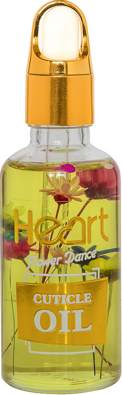 Масло цветочное для кутикул Wild Citrus (Жёлтое) Heart, 30 мл