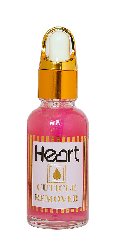 Гель кислотний для видалення кутикул Cuticle Remover Heart, рожевий 15 мл