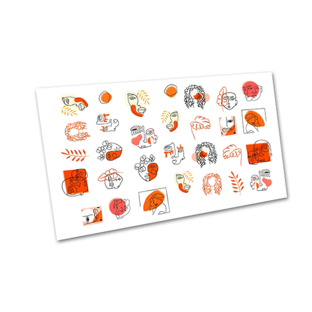 Слайдер-дизайн для нігтів Slider Design 00068