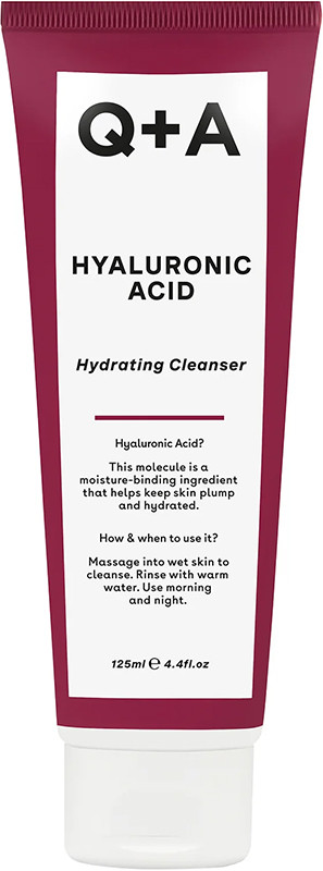 Гель для вмивання з гіалуроновою кислотою Hyaluronic Acid Cleansing Gel Q+A, 125 мл