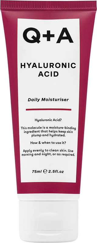 Крем увлажняющий с гиалуроновой кислотой Hyaluronic Acid Daily Moisturiser Q+A, 75 мл