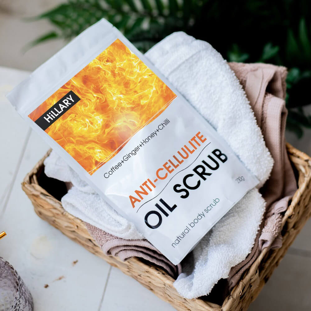 Антицелюлітний розігріваючий скраб для тіла Hillary Anti-cellulite Oil Scrub, 200 г на beauty-prof.com Фото 3 Антицелюлітний розігріваючий скраб для тіла Hillary Anti-cellulite Oil Scrub, 200 г Фото 3