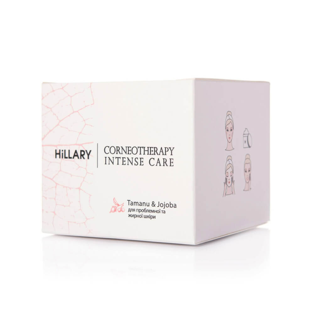 Крем для жирної та проблемної шкіри Hillary Corneotherapy Intense Сare Tamanu & Jojoba, 50 г  Фото 3 