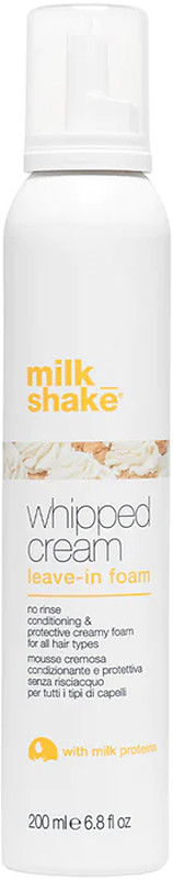 Крем-пінка незмивна для зволоження волосся Make My Day Whipped Cream Leave-In Foam Milk Shake, 200 мл