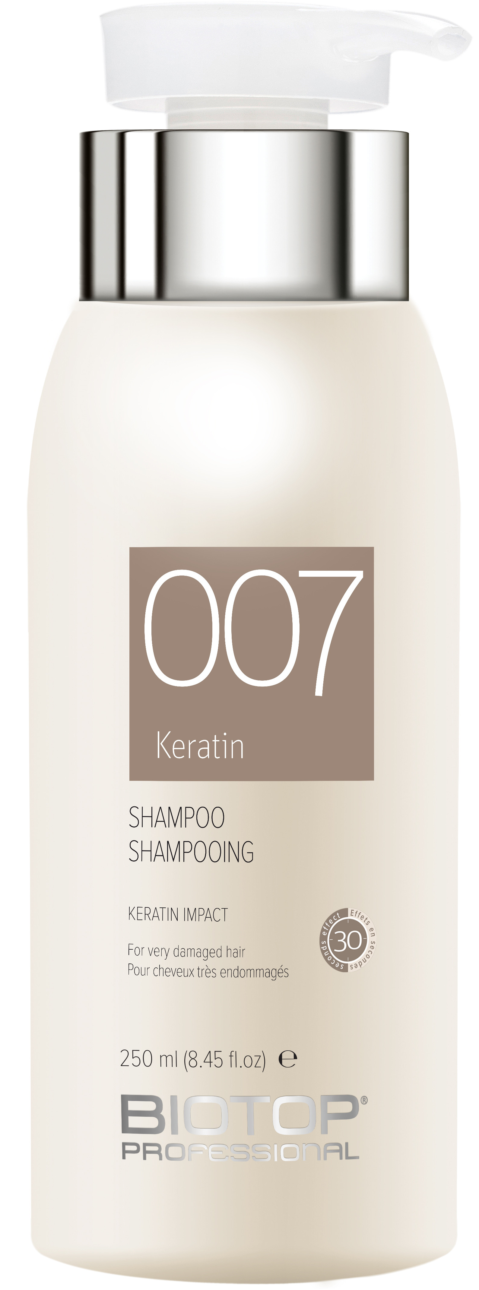BIOTOP 007 Шампунь для волос с кератином 250 мл на beauty-prof.com Фото 2 BIOTOP 007 Шампунь для волос с кератином 250 мл Фото 2