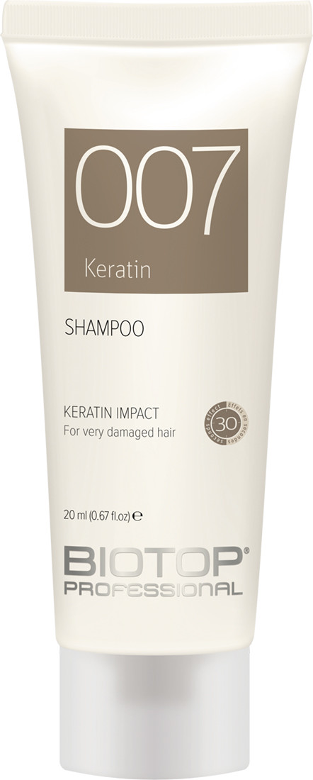 BIOTOP 007 Набор пробников Keratin (20 мл/20 мл/10 мл)  Фото 4 