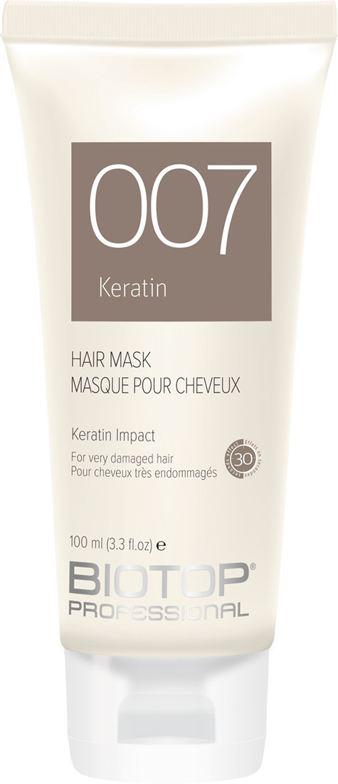 BIOTOP 007 Набір стартовий для волосся Keratin (100 мл/100 мл/10 мл) Фото 3
