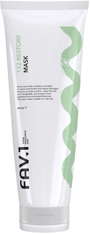 Маска аминокислотная 112 RESTORE MASK FAV-1, 250 мл