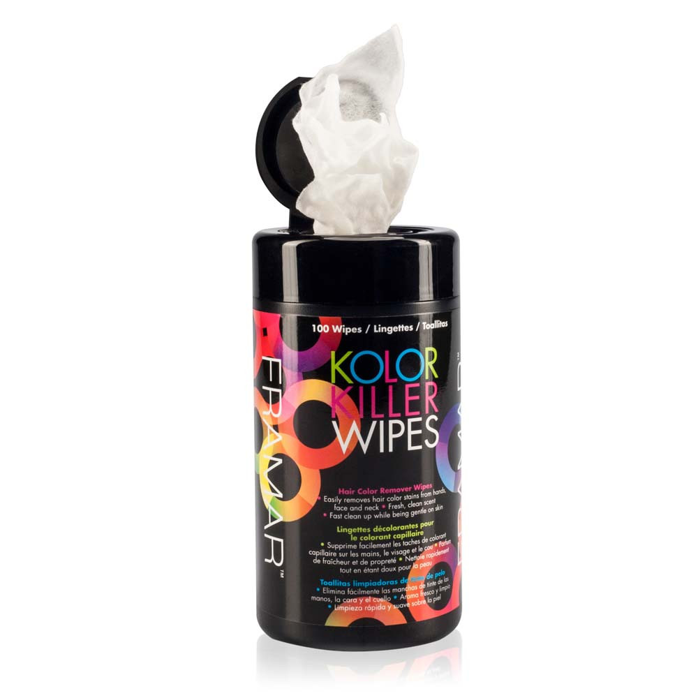 Салфетки для удаления краски с кожи Kolor Killer Wipes Framar 