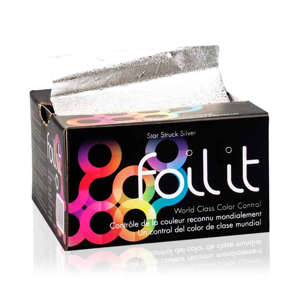 Витяжна фольга з тисненням Star Struck Silver Framar 500 листів 12,5 х 28 см на beauty-prof.com Фото 3 Витяжна фольга з тисненням Star Struck Silver Framar 500 листів 12,5 х 28 см Фото 3